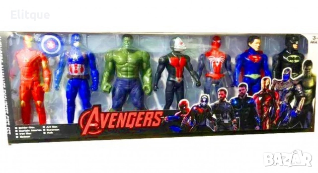 Комплект от седем супер героя от спасителния отряд на Отмъстителите