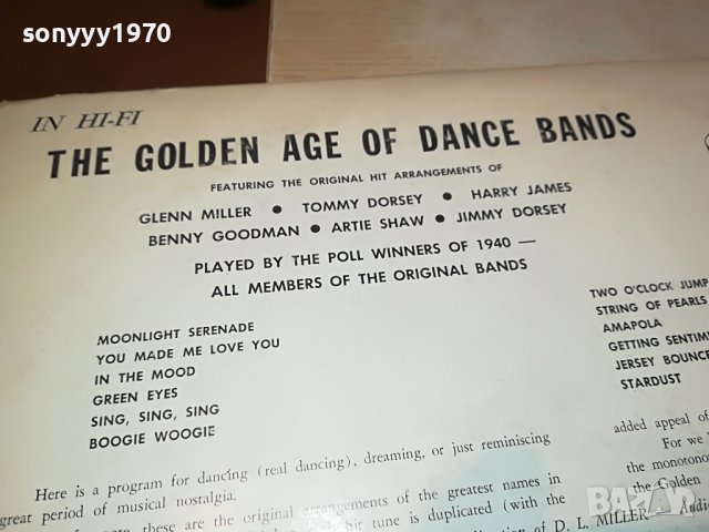 GOLDEN AGE DANCE BANDS-MADE IN USA ПЛОЧА 1604231229, снимка 10 - Грамофонни плочи - 40380783