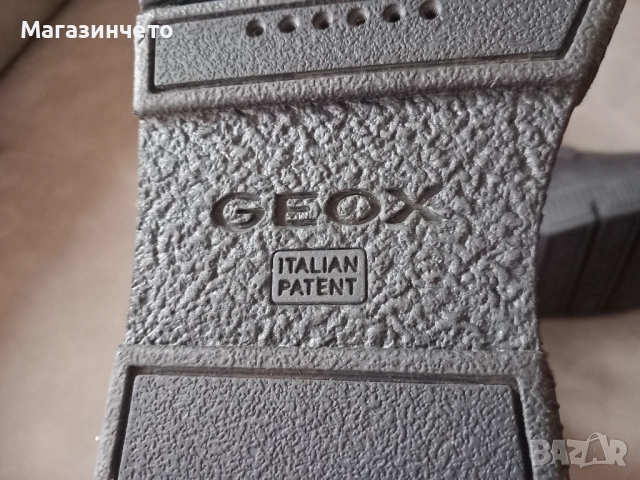 Нови дамски боти GEOX Isotte E, черни, естествена кожа, № 39, снимка 8 - Дамски боти - 52455560