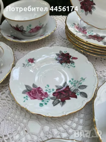 Сервиз за чай- Чехословакия, снимка 6 - Сервизи - 50136269