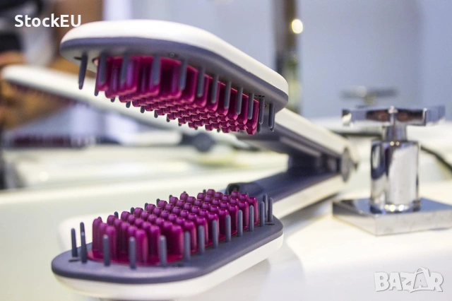 Четка за коса Gama Italy 63W керамична преса за изправяне