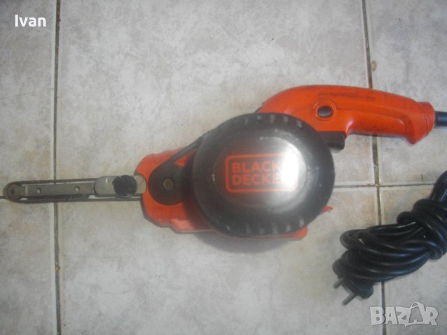 Black Decker KA900E-Ел.Пила-Мини Лентов Шлайф-350 Вата-Отличен-За Шлайфане В Труднодостъпни Места, снимка 8 - Други инструменти - 42166469