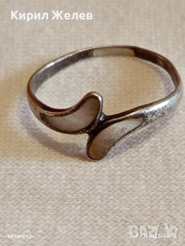 Артистичен арт нуво стил сребърен пръстен стилен 18171, снимка 7 - Пръстени - 52717655