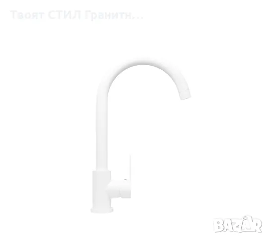 Бял гранитен смесител за кухня - Модел 5600