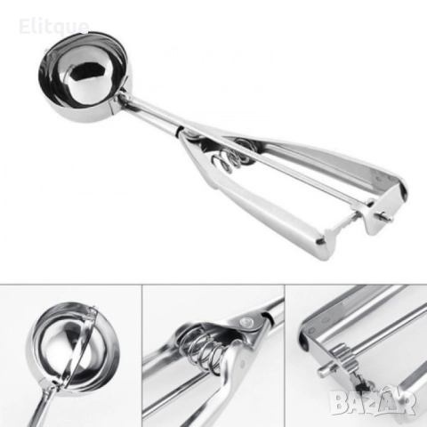 Метална лъжица за оформяне на сладоледени топки, снимка 3 - Други - 52901369