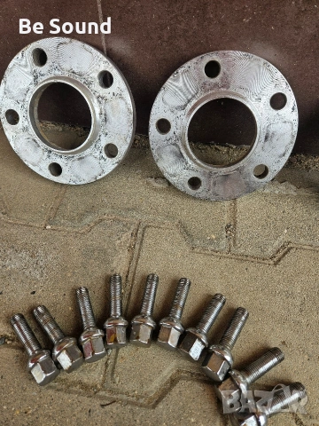 Фланци 20мм и 15мм за БМВ 5×120 # BMW , снимка 2 - Части - 53299990