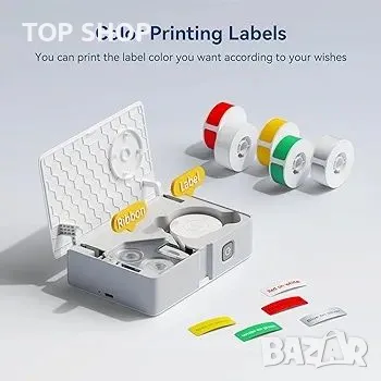 Машина за етикети NIIMBOT B18 с лента, преносим Bluetooth принтер за етикети, снимка 3 - Принтери, копири, скенери - 48743752