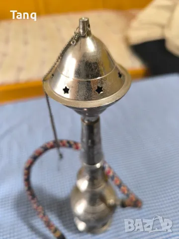 Декоративно индийско месингово наргиле , снимка 4 - Декорация за дома - 49715350