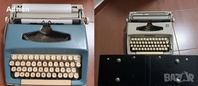 Работещи български пишещи машини Марица 1960–1980г в отлично състояние