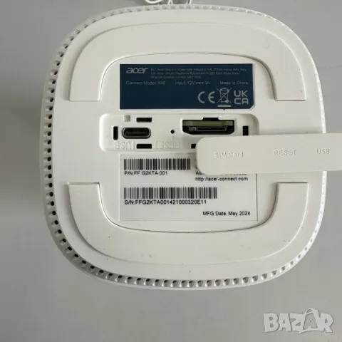 Acer Connect X6E Wi-fi 6E Рутер с голям обхват+5G, снимка 3 - Рутери - 49281320