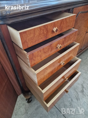 Масивен Бароков Скрин -Внос от Германия! , снимка 6 - Скринове - 52232975