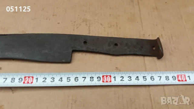 масивен кован възрожденски нож, каракулак , снимка 3 - Антикварни и старинни предмети - 49674814