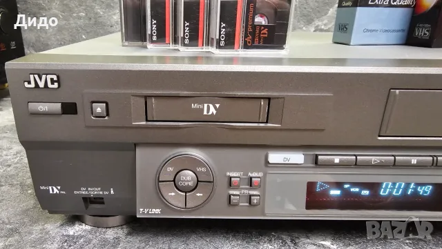 Един рядък (напълно работещ) Професионален, Mini-DV - S-VHS ET , Легендарен модел!, снимка 5 - Друга електроника - 55770791