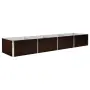 vidaXL Градинска висока леха кафява 320x80x45 см поцинкована стомана, снимка 1