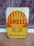 Метална табела Shell моторно масло Шел реклама бензин дизел , снимка 1 - Декорация за дома - 13445230