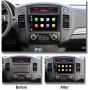 Mitsubishi Pajero Montero - 9'' Андроид Навигация WiFi Bluetooth, 9019, снимка 2