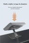 Настолна алуминиева стойка за таблет, лаптоп с единично рамо, снимка 6