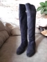 Дамски велурени чизми (ботуши) Gido – тъмносини, № 38, снимка 4