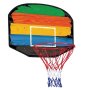 Цветно дървено табло с баскетболен кош, снимка 1