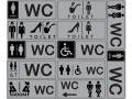 Табели за WC от АБС, снимка 1