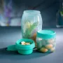 Комплект универсални буркани 2 бр 325 мл и 1 бр 825 мл на Tupperware, снимка 3