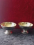 2 бр.Среърни чаши(купи) за десерт или други храни-сребро 800,вътрешна позлата,3 евро на грам, снимка 3