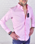 "Bentli Brothers premium"-Елегатна мъжка риза-в розово, снимка 1 - Ризи - 44531991