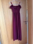 Официална дълга рокля в цвят бордо, снимка 2