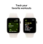 Apple Watch SE (2024), GPS, 40 мм, Starlight, спортна каишка S/M., снимка 4