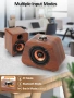 Компютърни високоговорители със субуфер 2.1, USB захранване, Bluetooth 5.0 и RCA вход (K02), снимка 3