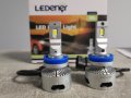 Ledener LED Canbus крушки Н1 Н4 H7 H11 НВ4 40W 7000LM 6000K, снимка 3