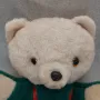 Стара Българска Рядка Соц Голяма Играчка Плюшено Мече 40см, снимка 5