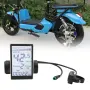 M5 LCD дисплей метър 5-пинов водоустойчив универсален за електровелосипед и електрическа тротинетка , снимка 3