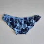 Мъжки бански с ниска талия, флорален мотив и връзки, снимка 2