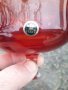 Италианска чаша от рубинен кристал , снимка 4