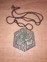 Рядък стар католически бронзов медальон, снимка 1