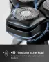 3-в-1 безжична електрическа самобръсначка IPX7 мокро/сухо с тример за нос и бакенбарди LED дисплей , снимка 2