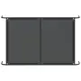 vidaXL Повдигнато легло кучета черно 150x90x20 cm Текстилен и стомана, снимка 6