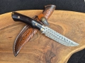 Ловен нож дамаска стомана,LN427, снимка 2