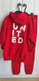 Спортен екип за момиче Benetton, худи и долнище в червено, 10-11г., снимка 2
