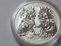 Сребро 1 oz Китаски Лъвове пазители, снимка 3