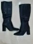 Дамски елегантни ботуши на ток- НОВИ, снимка 1
