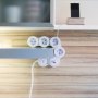 НОВИ! Разклонител 5 гнезда 2 USB-та Powerfix гъвкав 1.5м, снимка 2