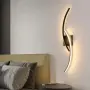 Черен LED аплик Comely, 80 см, 27 W, топла светлина 3000 K, снимка 2