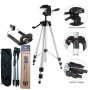 Трипод Статив за фотоапарат, телефон, камера, телескоп и други Digital One SP00198 XL 134см, многофу, снимка 6