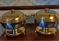 Комплект за бюфет WARMOUNTS 6L Gold Chafing Dish, 2 броя, кръгли затоплящи чинии с капак, снимка 10