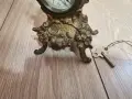 Стар бронзов работещ часовник, снимка 7