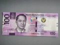 Банкнота - Филипини - 100 писо UNC | 2024г., снимка 1