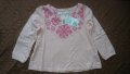 Нова H&M Блузка с цветчета с етикет, снимка 1 - Бебешки блузки - 33975811
