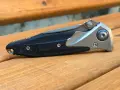 Microtech Socom Bravo Mini SE TitaniumCF bead blast std, снимка 7